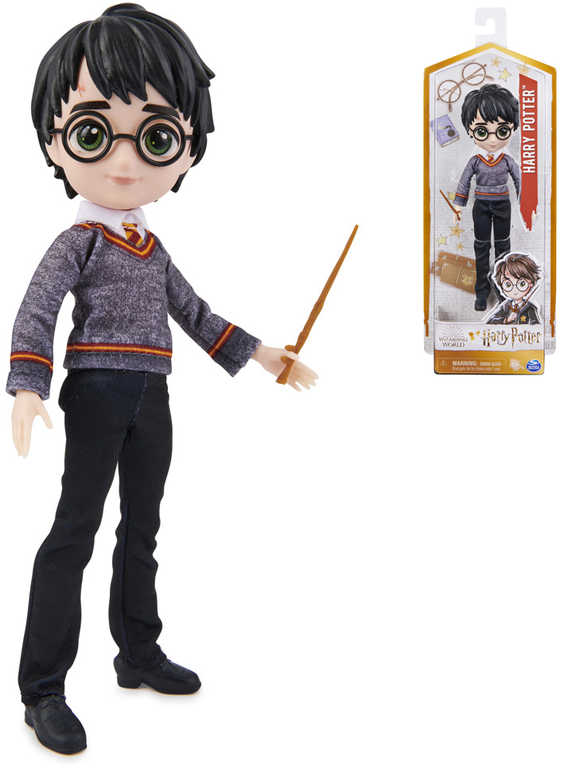 SPIN MASTER Harry Potter figurka 20cm s kouzelnickou hůlkou