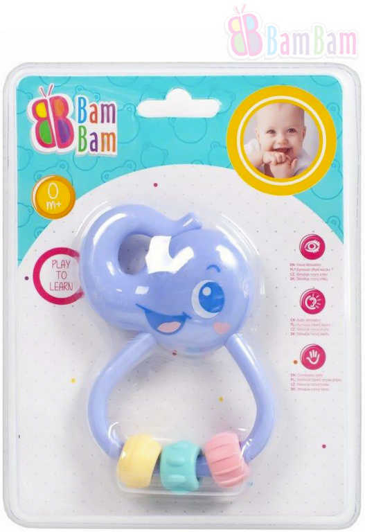 BAM BAM Baby chrastítko SLON pro miminko