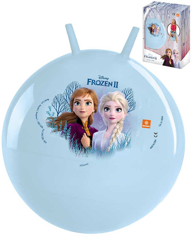 Fotografie MONDO Míč nafukovací skákací balon 50cm Frozen (Ledové Království) v krabici