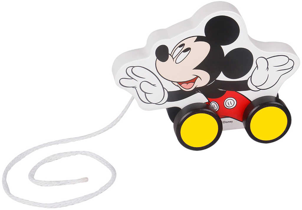 Fotografie DŘEVO Baby tahadlo postavička Mickey Mouse *DŘEVĚNÉ HRAČKY*