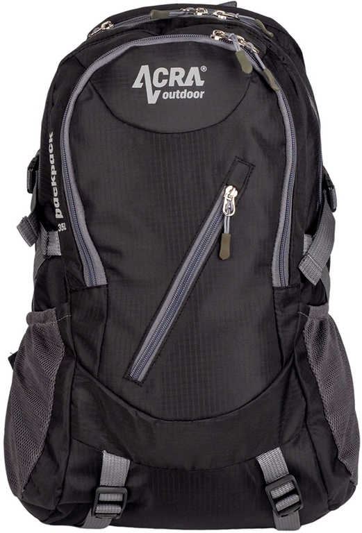ACRA Batoh Backpack 35l turistický černý 2 komory 26x50x17cm BA35