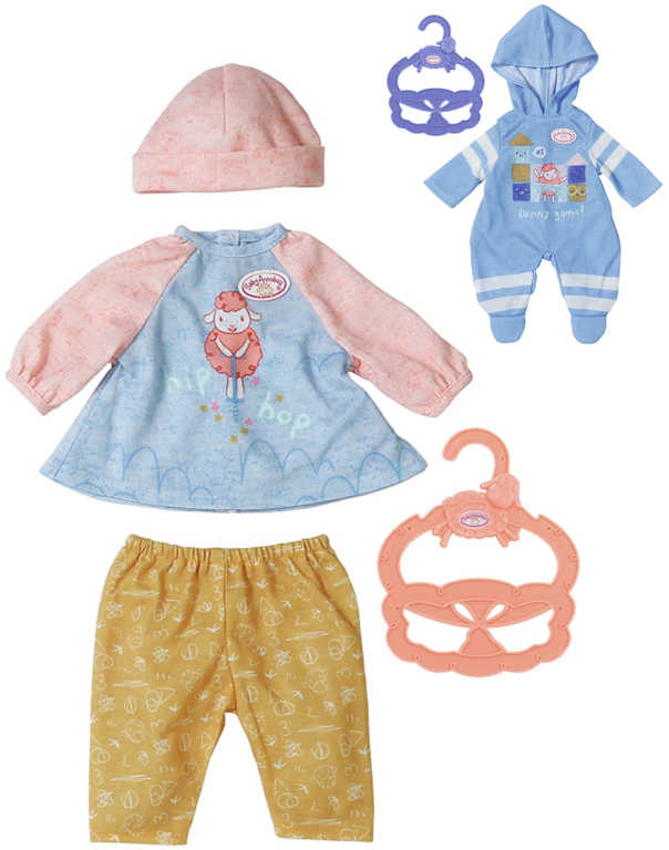 Fotografie ZAPF BABY ANNABELL Oblečení na ven Little Baby oblečení na ven 2 druhy