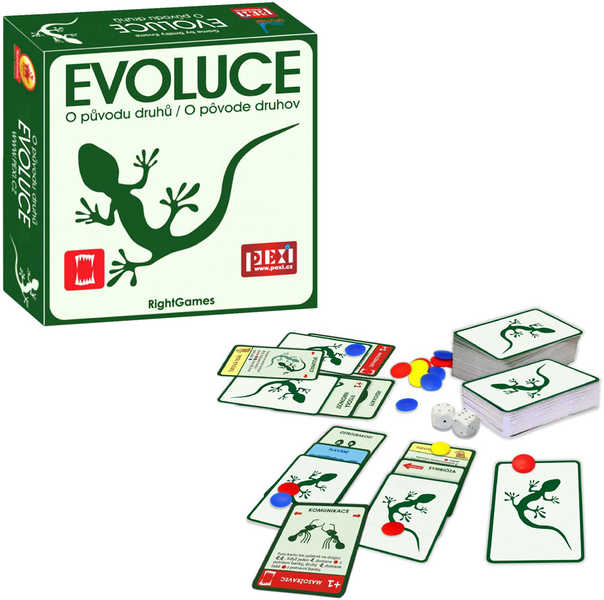 Fotografie Evoluce - O původu druhů společenská hra v krabici 19x19x5cm (Hra roku 2011)