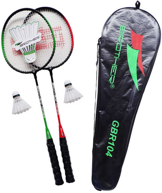 Fotografie Badmintonová sada 2 pálky + 2 košíčky + pouzdro