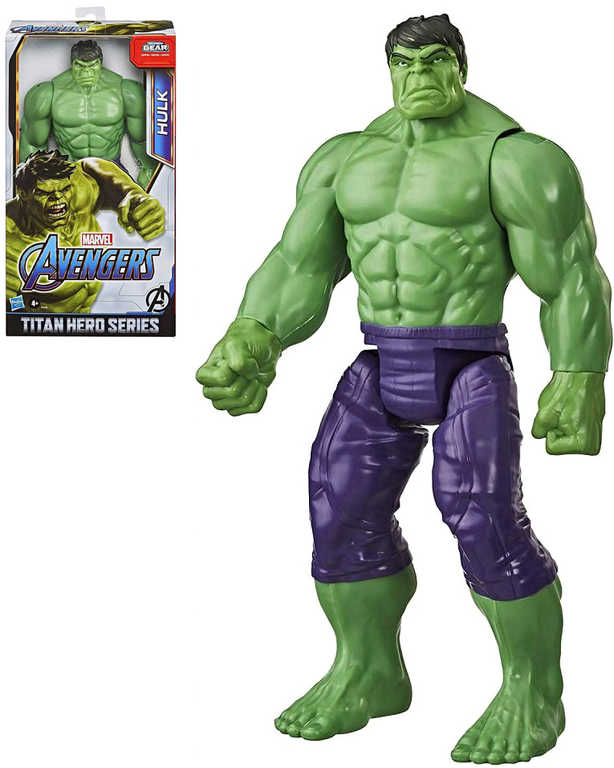 Fotografie HASBRO Avengers Titan Hero akční figurka Hulk plast v krabici