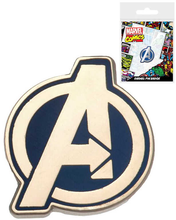 Fotografie Odznak Avengers logo 2,5cm kovový v sáčku