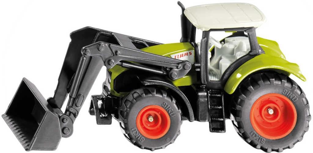 SIKU Blister traktor Claas Axion s předním nakladačem model kov 1392