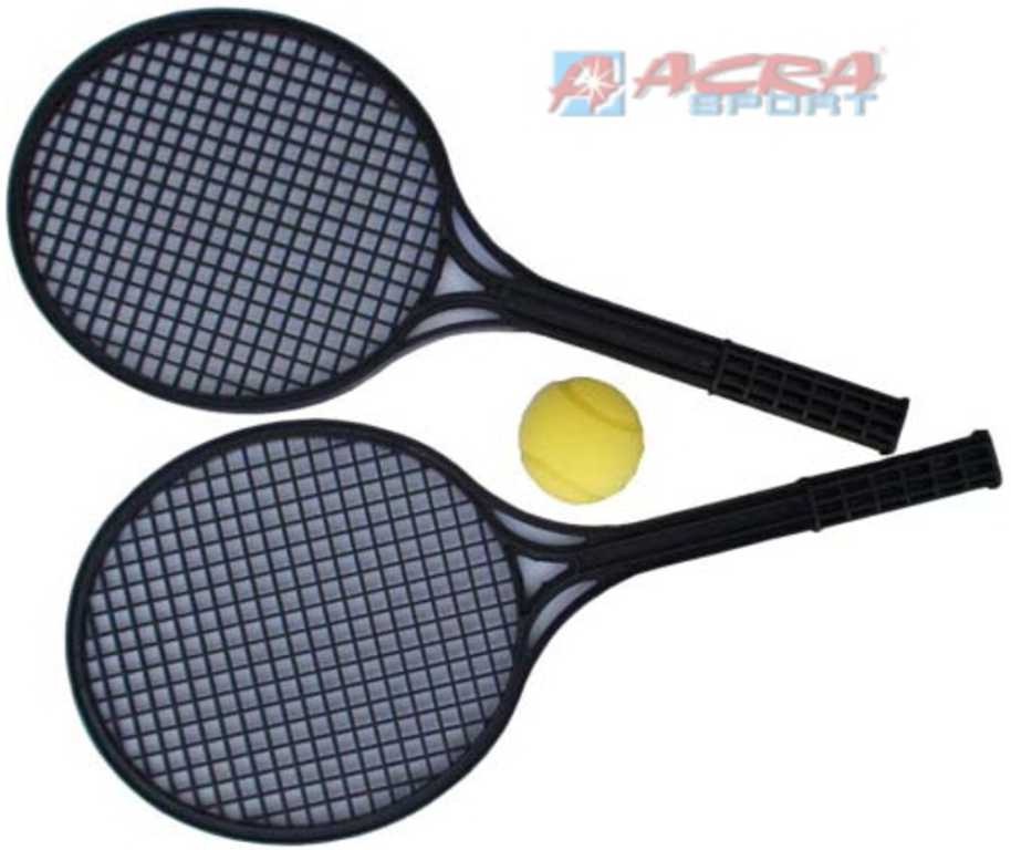 ACRA Soft líný tenis set 2 pálky s míčkem G15/91