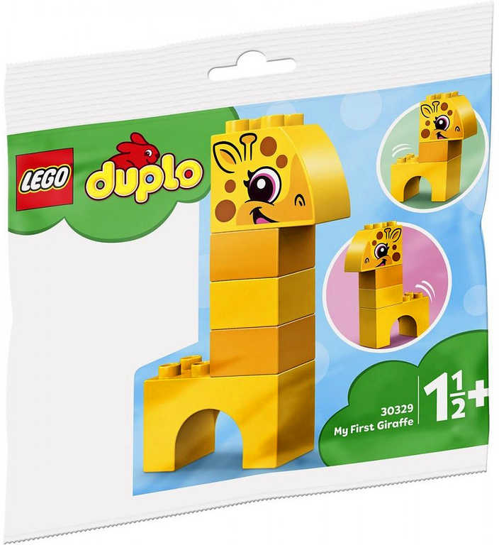 Fotografie LEGO DUPLO Žirafa 30329 5 kostiček STAVEBNICE