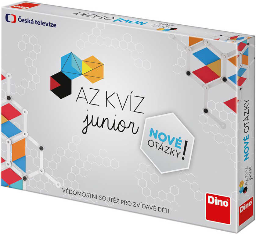 Fotografie AZ Kvíz Junior společenská hra v krabici 33,5 x 23 x 4 cm
