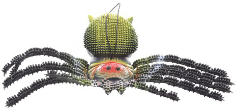 Fotografie Pavouk velký pískací 29cm plastové zvířátko na gumičce