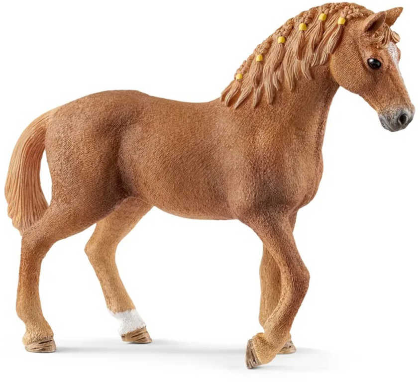 Fotografie SCHLEICH Kůň plemene Quarter figurka ručně malovaná zvířátko koník
