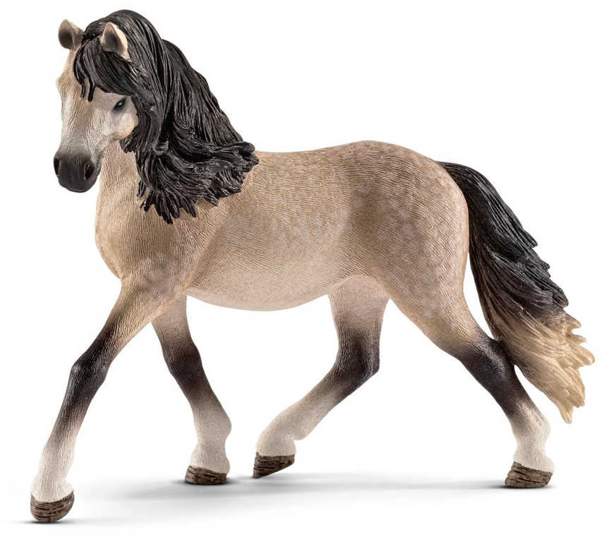 Fotografie SCHLEICH Koník Klisna Andaluská figurka kůň ručně malovaná