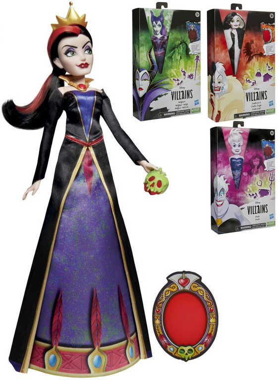 Fotografie HASBRO Disney Princess Sinister panenka s doplňky 4 druhy v krabici