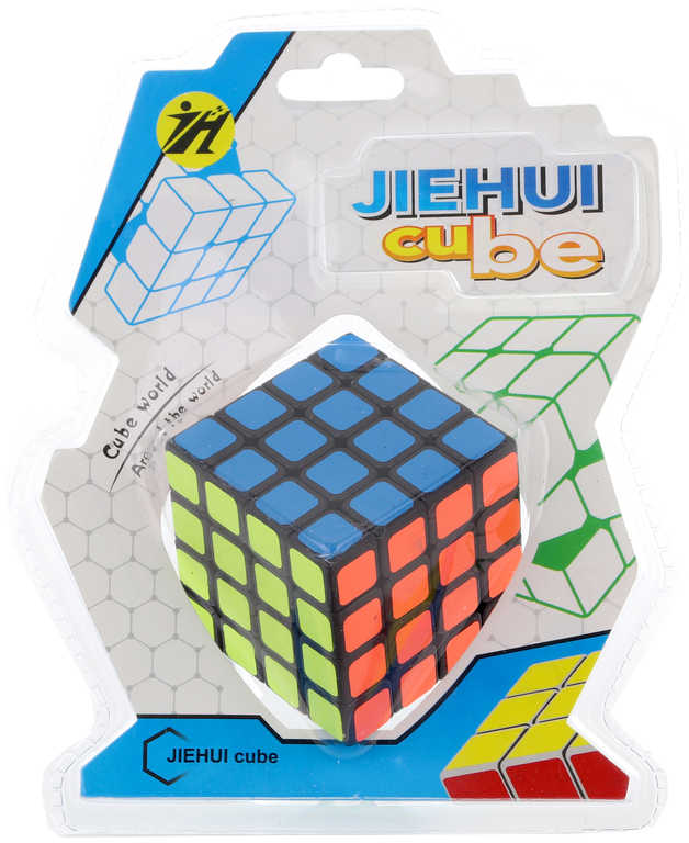 Fotografie Hra hlavolam kostka magická (Rubikova) větší 4x4x4 plast