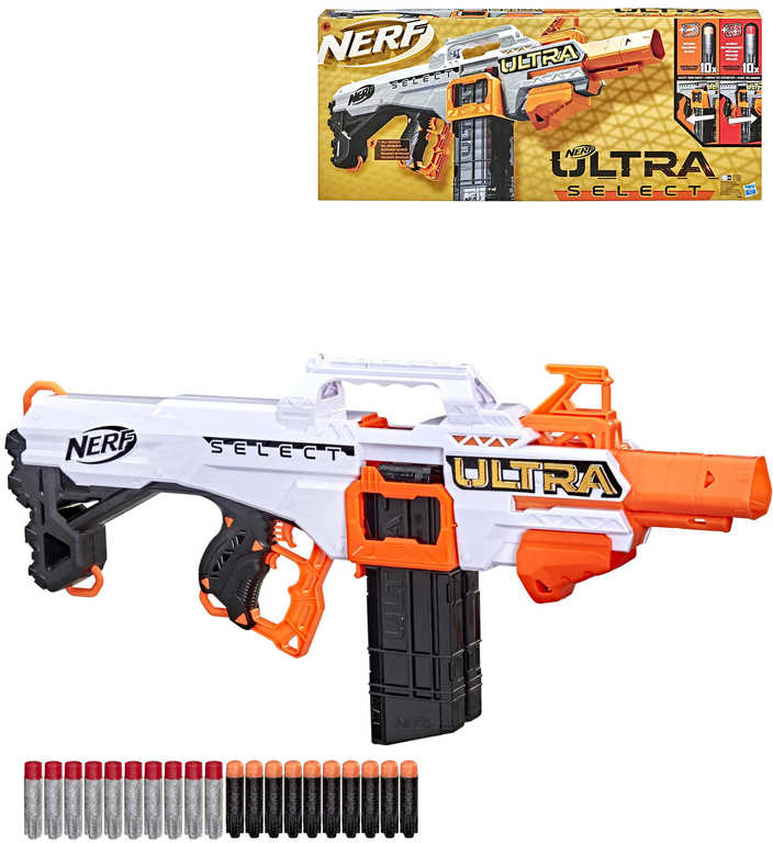 HASBRO NERF Ultra Select set blaster + 20 šipek dětská automatická zbraň
