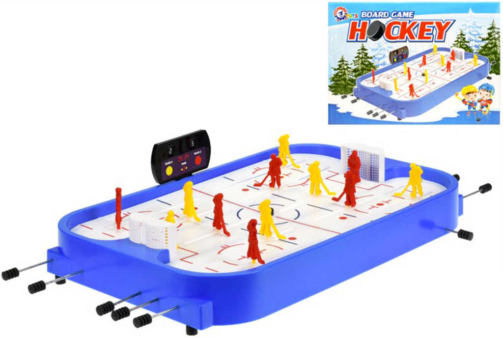 Fotografie Hokej společenská hra plast/kov v krabici 54x38x7cm