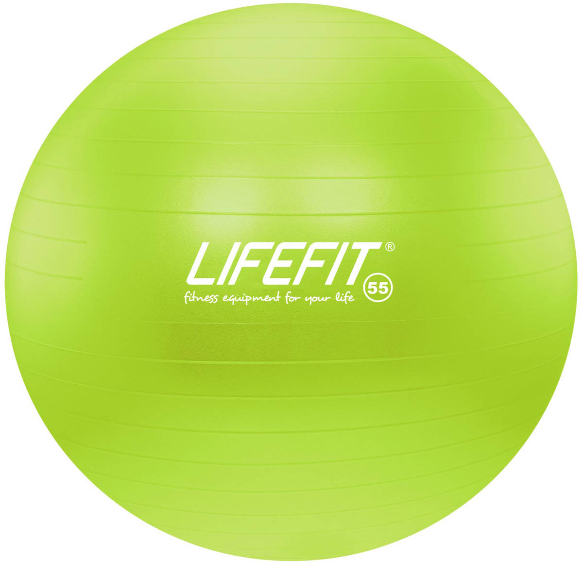 Fotografie Míč gymnastický Lifefit Anti-Burst zelený 55cm balon rehabilitační do 200kg