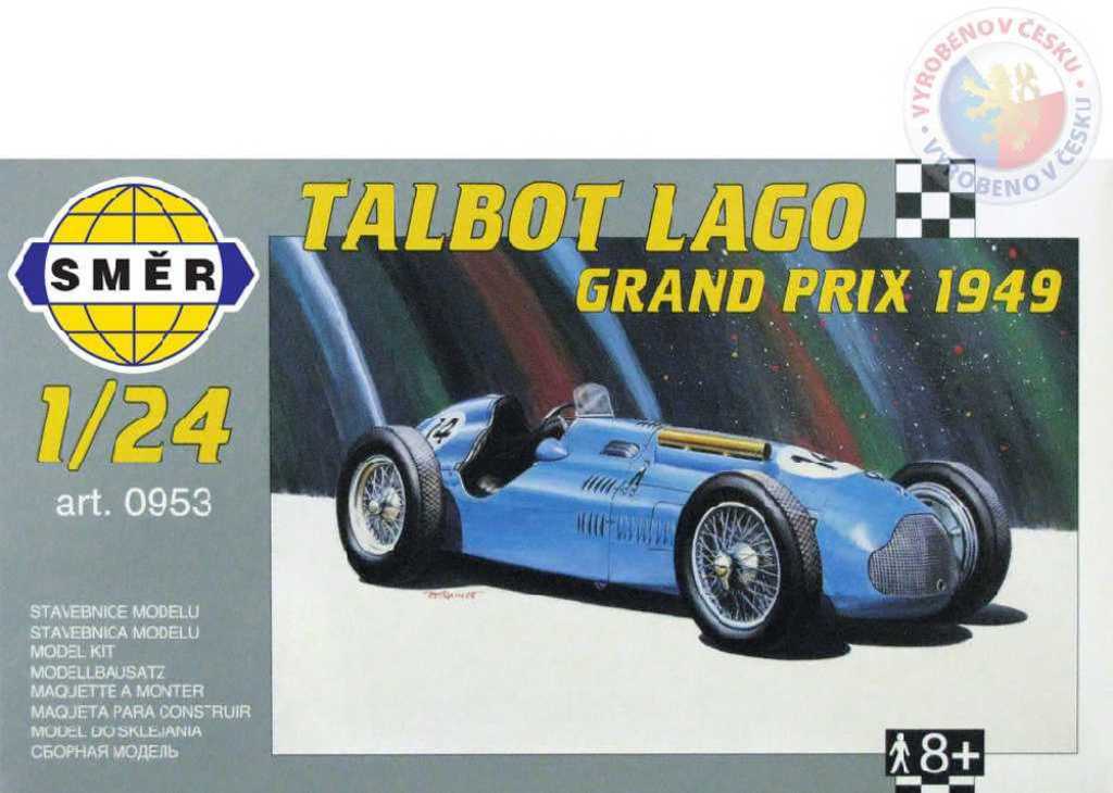 Fotografie Model Lago Talbot Grand Prix 1949 16,5x6,8cm v krabici 25x14,5x4,5cm