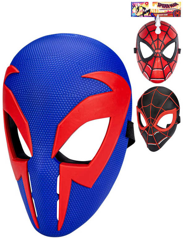 Fotografie HASBRO Maska základní plastová Spiderman na gumičku 3 druhy