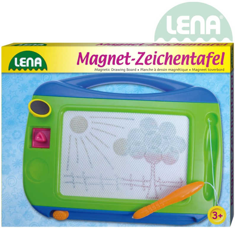 Fotografie Magnetická tabulka kreslící plast 32x24cm v krabici LENA
