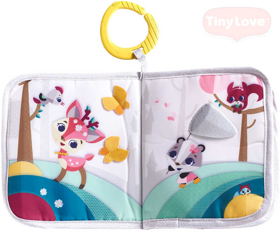 TINY LOVE Baby závěsná knížka se zvířátky Tiny Princess Tales pro miminko