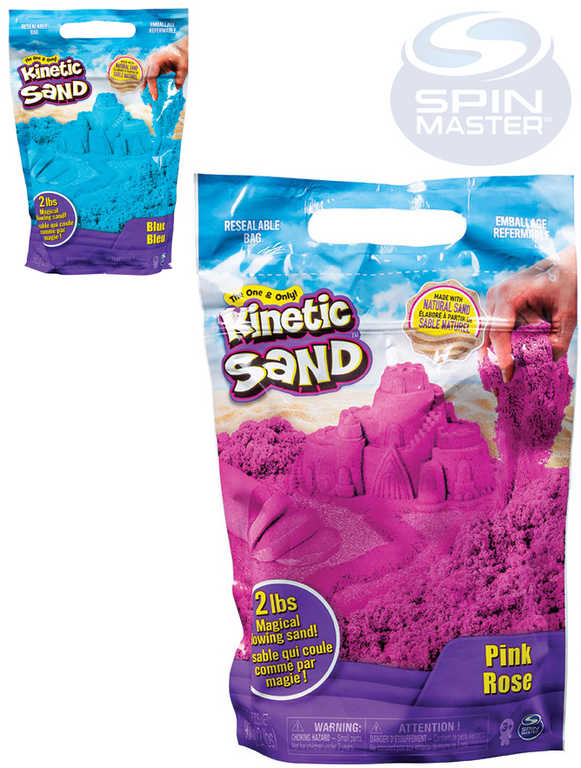 SPIN MASTER Písek magický Kinetic Sand 0,9kg různé barvy v sáčku