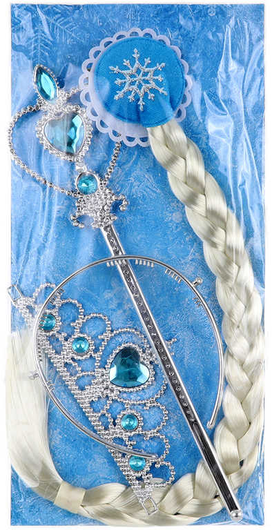 Fotografie KARNEVAL Ledová královna set korunka s doplňky *KARNEVALOVÝ DOPLNĚK*