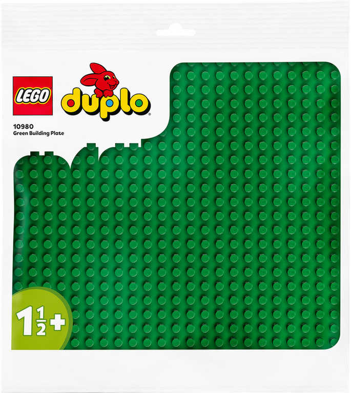 Fotografie LEGO DUPLO Baby podložka zelená ke stavebnicím 38x38cm 10980 LEGO