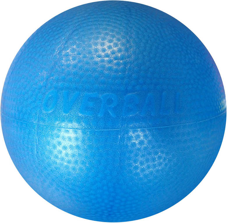 Fotografie ACRA Míč overball 230mm modrý fitness gymball rehabilitační do 150kg