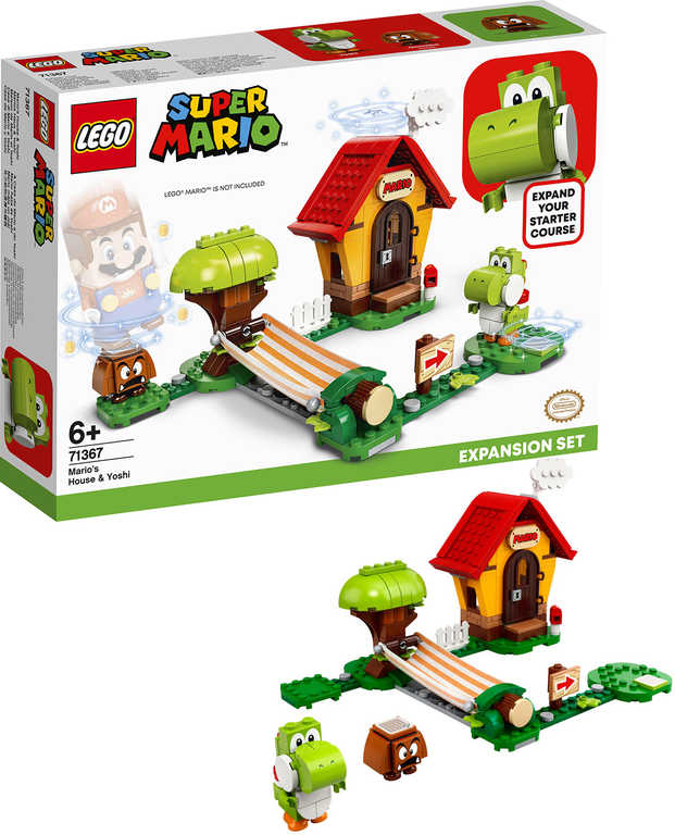 Fotografie LEGO® Super Mario™ 71367 Mariův dům a Yoshi – rozšiřující set