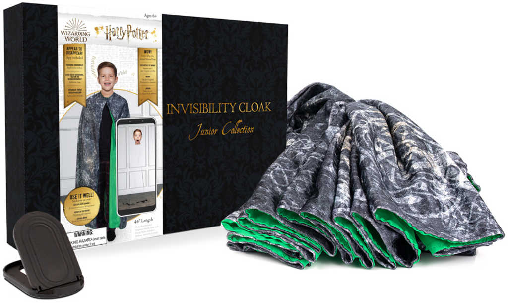 Fotografie EP Line Harry Potter junior plášť neviditelný set se stojanem na smartphone EP Line