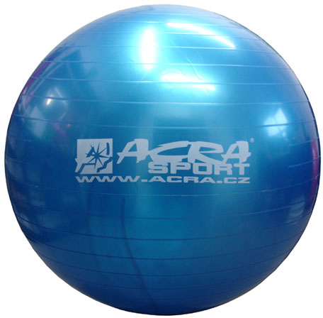 Fotografie Míč gymnastický (gymball), 85 cm, modrý
