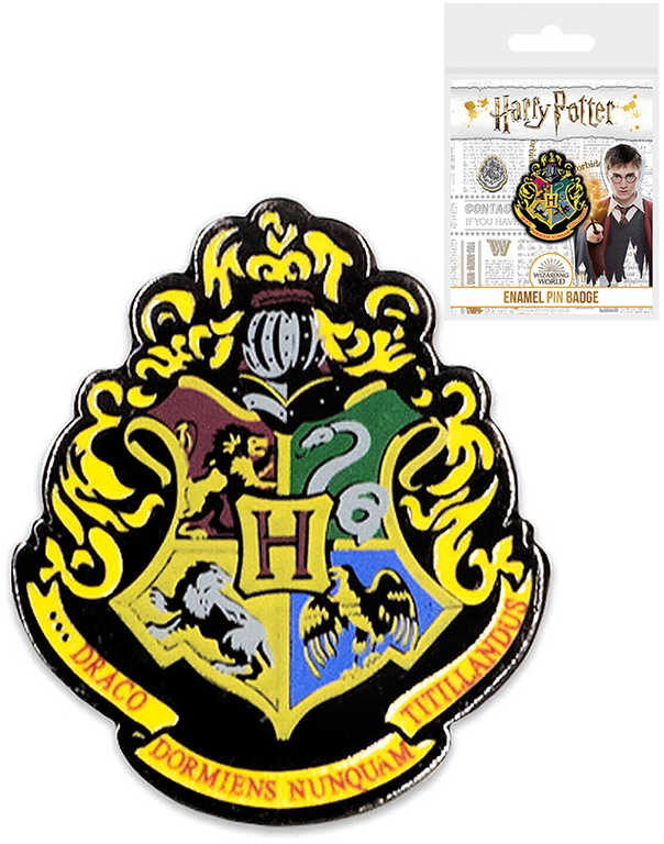Fotografie Odznak Harry Potter Bradavice 2,5cm kovový