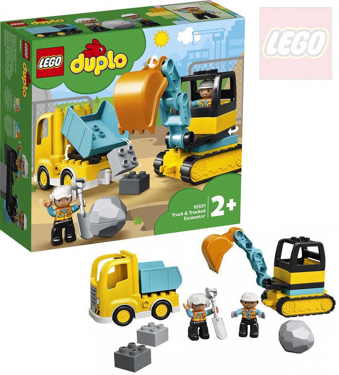 Fotografie LEGO® DUPLO® 10931 Náklaďák a pásový bagr