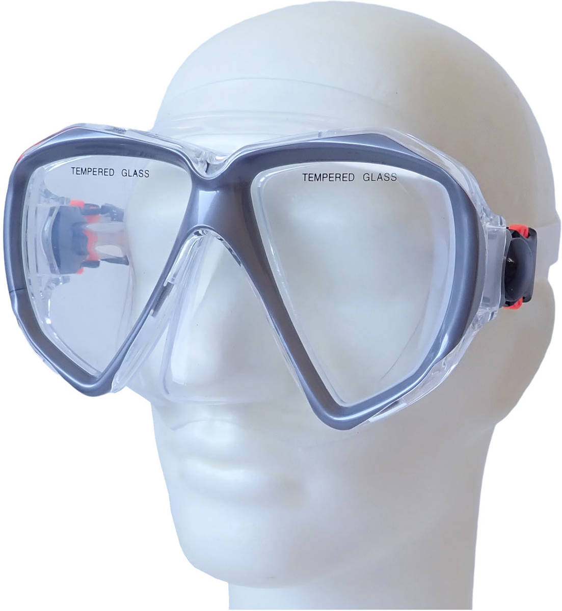 BROTHER Brýle potápěčské silikonové Šedé junior/dospělý