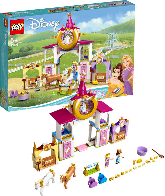 Fotografie LEGO - Disney Princess 43195 Královské stáje Krásky a Rapunzel LEGO