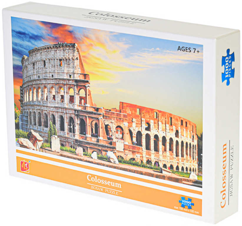 Fotografie PUZZLE 1000 dílků Colosseum foto 70x50cm skládačka v krabici