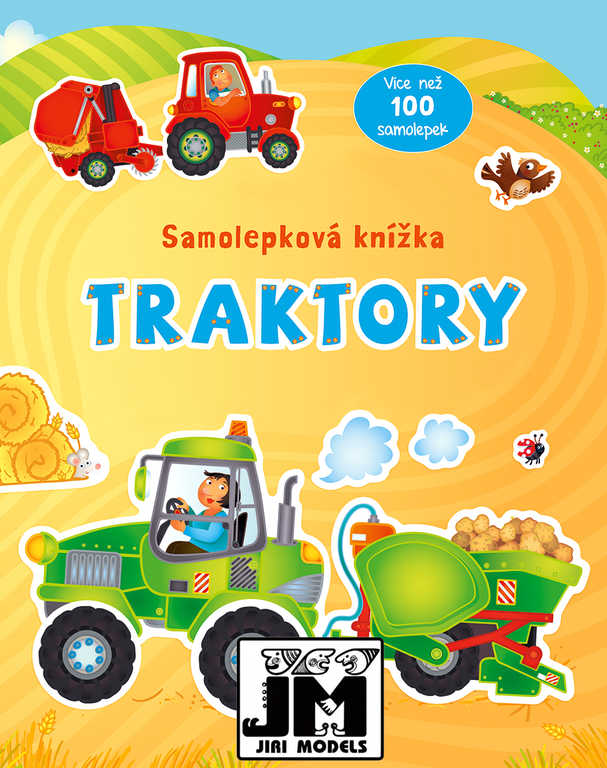 JIRI MODELS Samolepková knížka Traktory