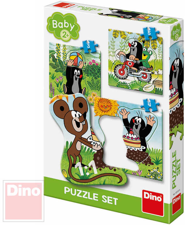 Fotografie Dino Puzzle Krtek na louce baby 3–5 dílků