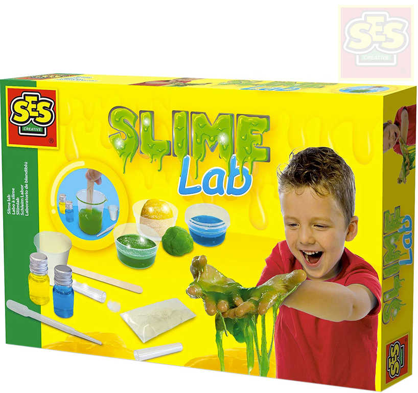 Fotografie SES CREATIVE Laboratoř slizová Slime Lab kreativní set v krabici