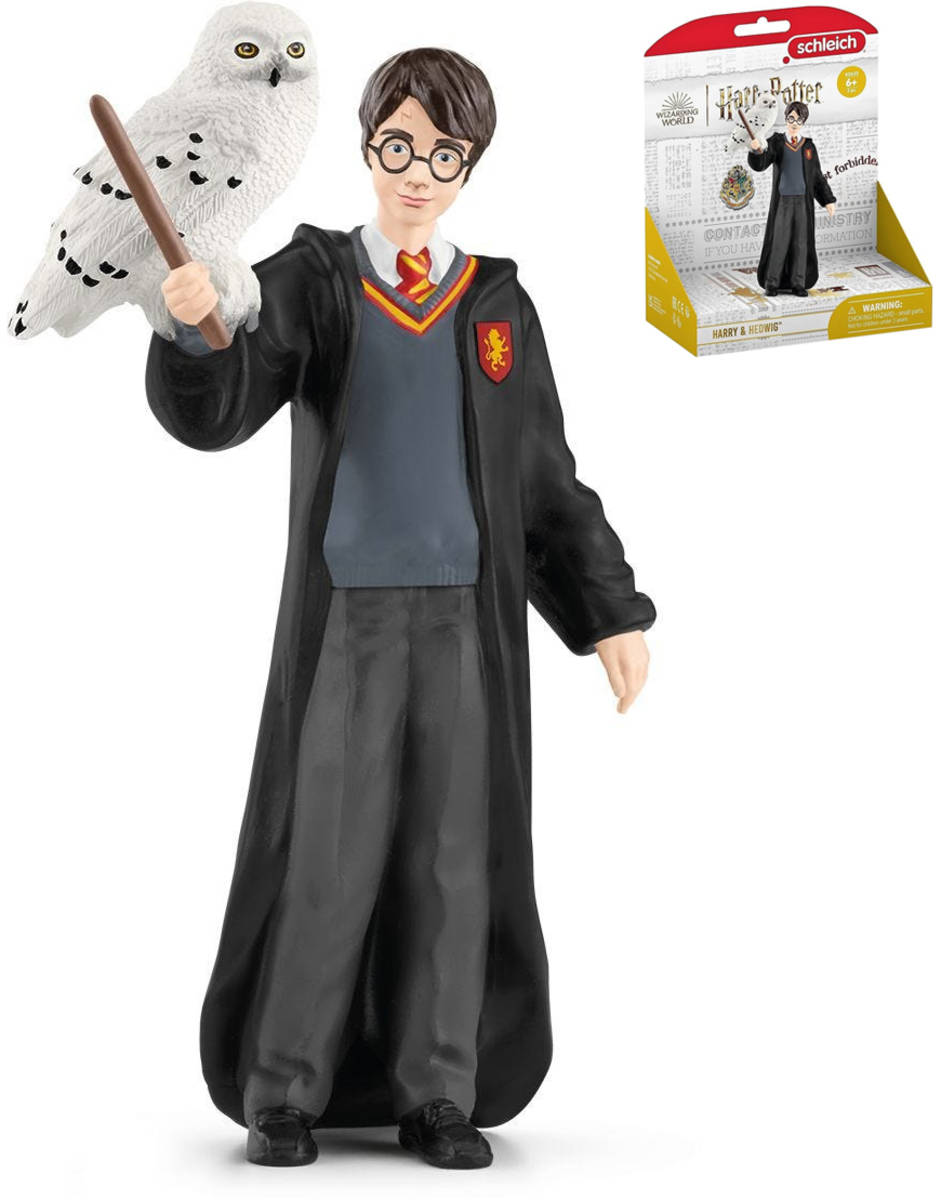 Fotografie SCHLEICH Harry Potter set figurka Harry Potter + sova Hedvika plast