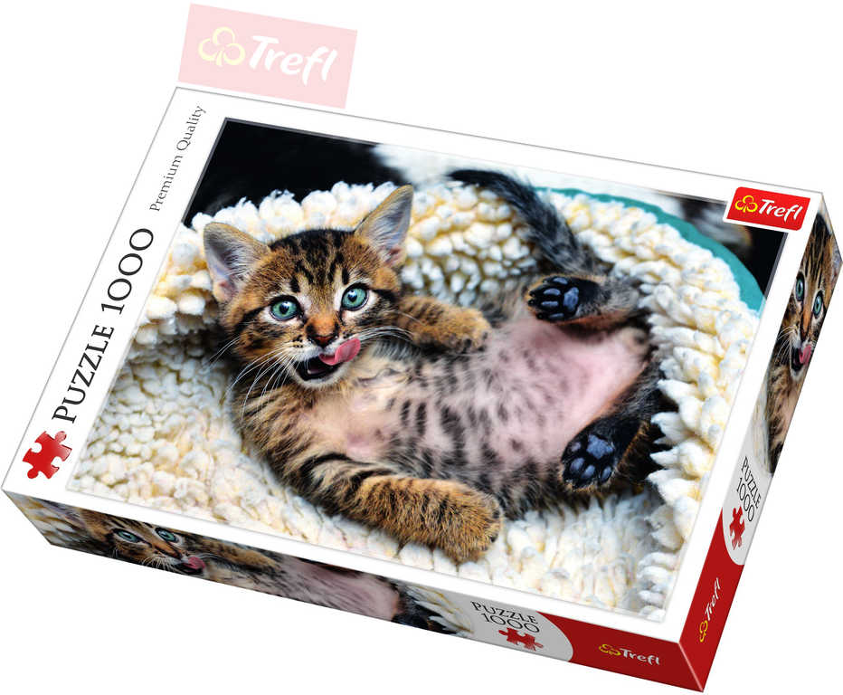 Fotografie Puzzle Veselé kotě, 1000 dílků