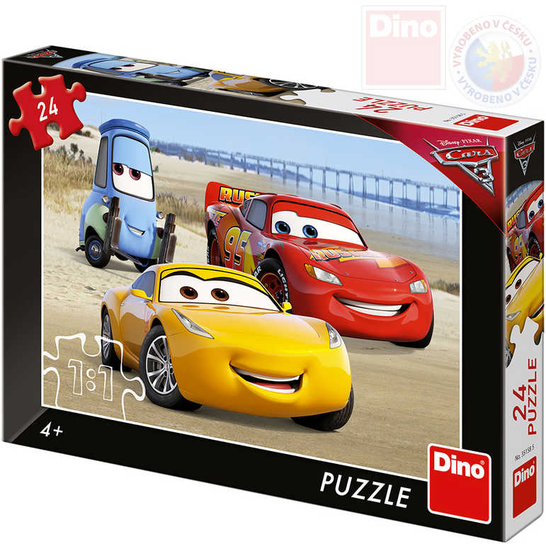 Fotografie Puzzle Cars/Auta na pláži 24 dílků 26x18 cm v krabici 27x19x3,5cm