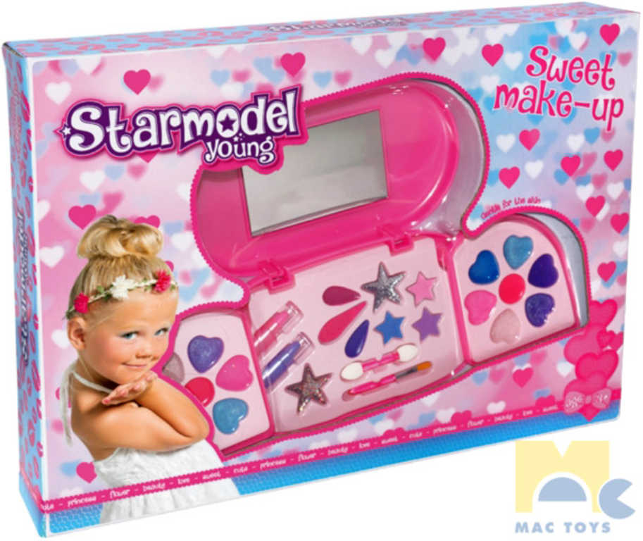Fotografie MAC TOYS Starmodel Young velká dětská sada krásy make-up pro děti