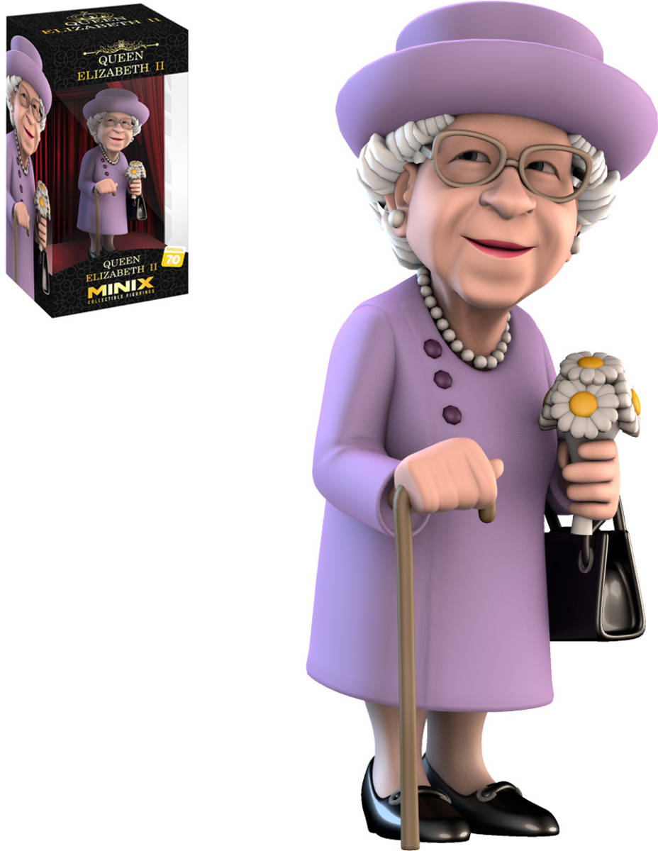 Fotografie MINIX Figurka sběratelská královna Queen Elizabeth II. slavné osobnosti