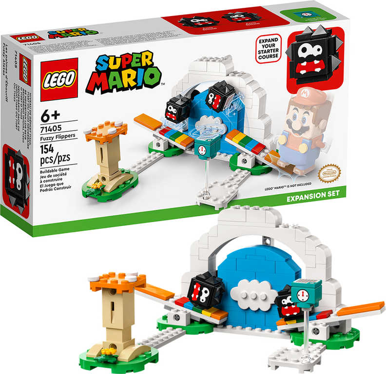 Fotografie LEGO® Super Mario™ 71405 Fuzzy a ploutve - rozšiřující set