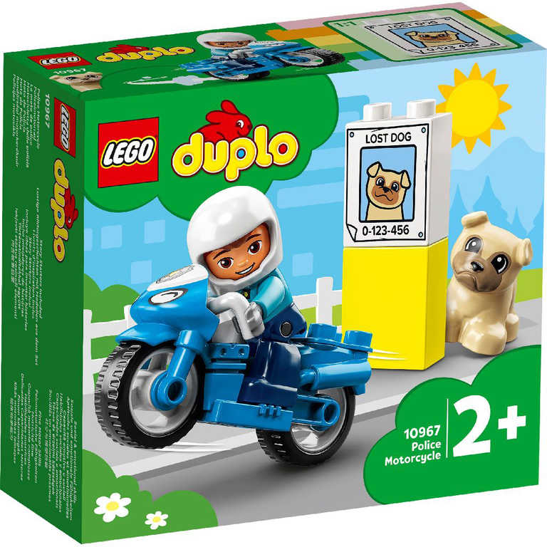 Fotografie LEGO DUPLO 10967 Policejní motorka Lego Duplo