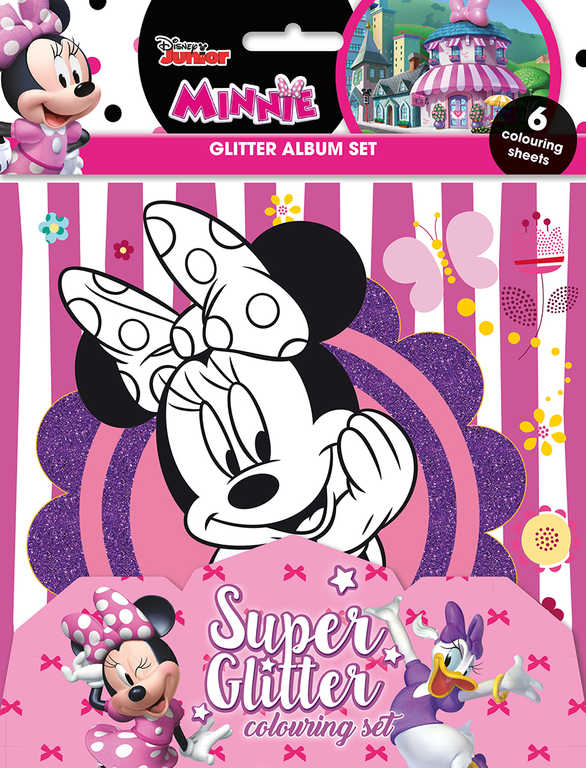 JIRI MODELS Omalovánky třpytivé Disney Minnie Mouse