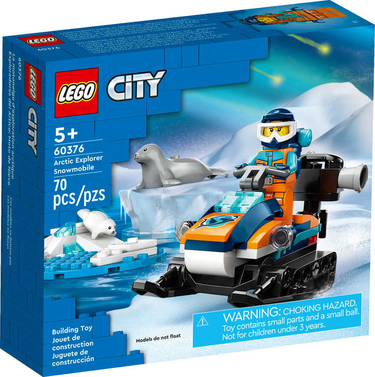 Fotografie LEGO CITY Arktický sněžný skútr 60376 STAVEBNICE